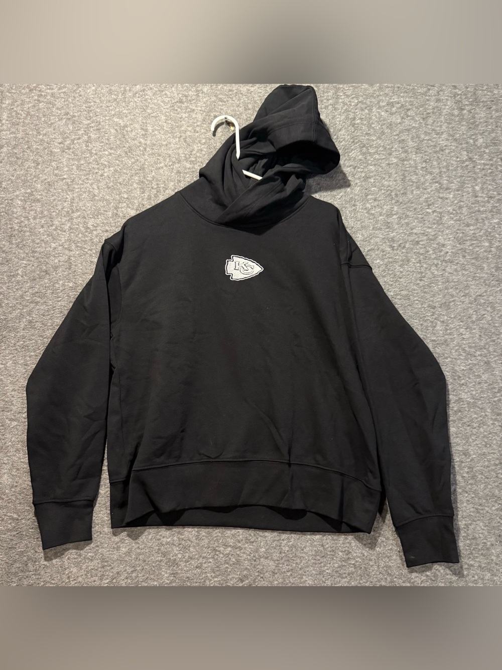 Kansas City Chiefs Hoodie Womens M Black Super Soft CSA NFL Team Apparel NWT